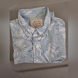St. John's Bay Blue Floral Men's Shirt